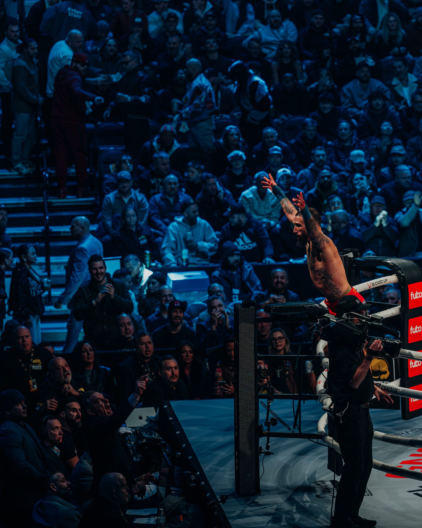 BKFC win celebration