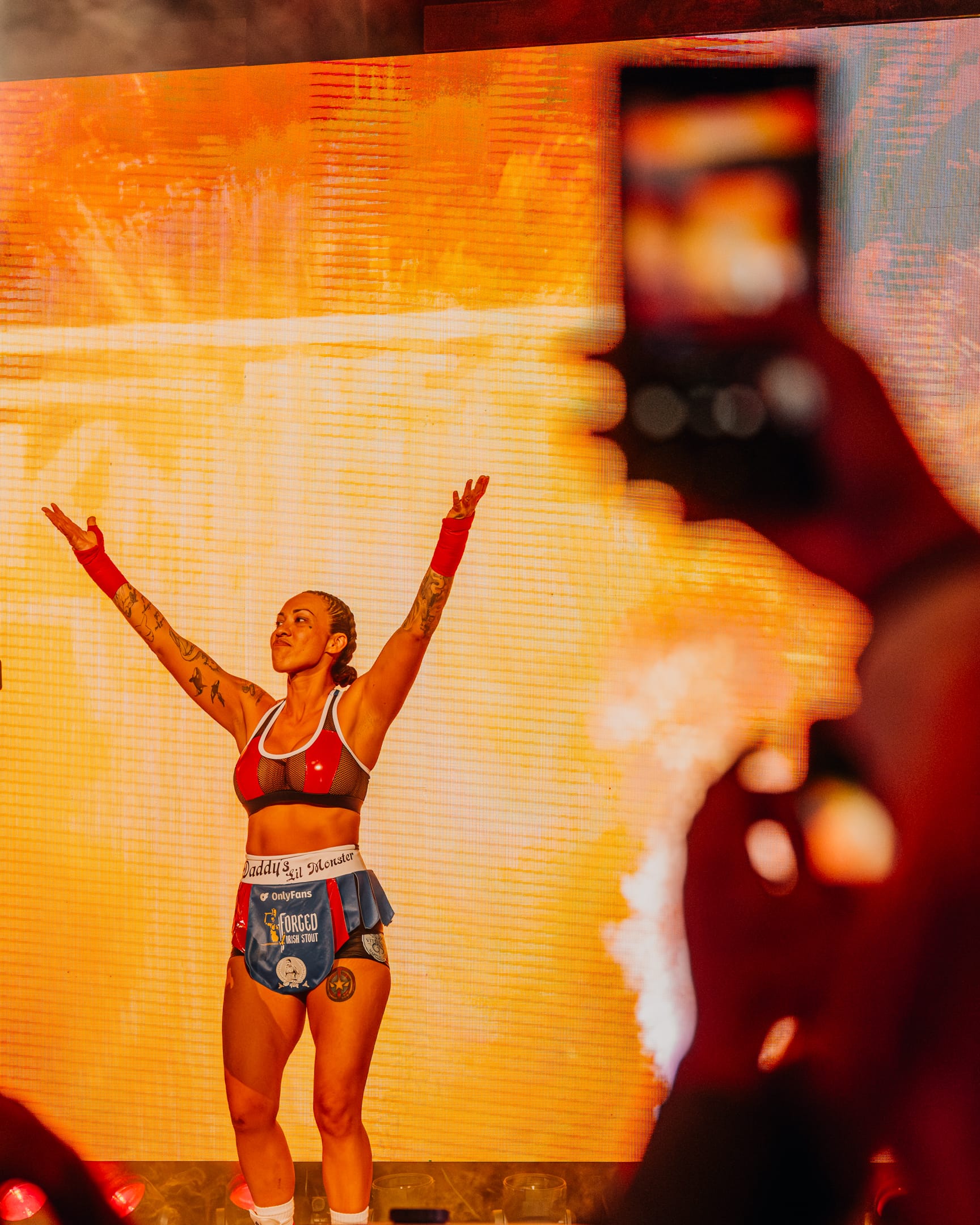 BKFC fighter entrance