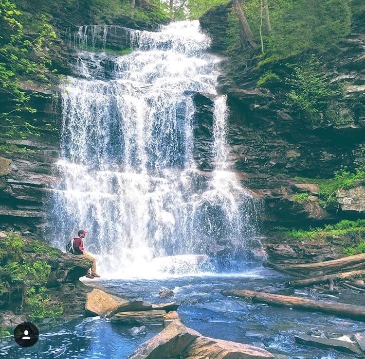 Waterfall hike